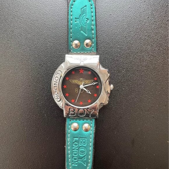 Vintage 90s Boy London Watch Genuine Leather - Picture 3 of 9